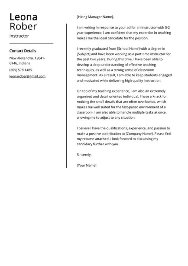 How do you write an effective cover letter?