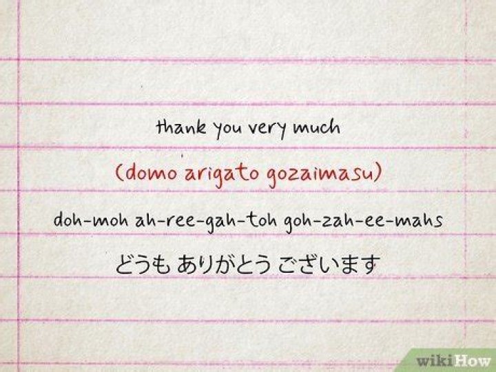 How do you write arigatou in hiragana?
