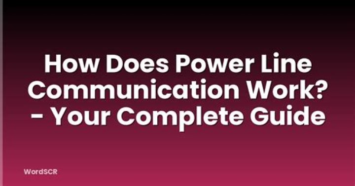 How does power line communication work?