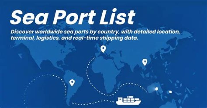 How many sea ports are in the world?