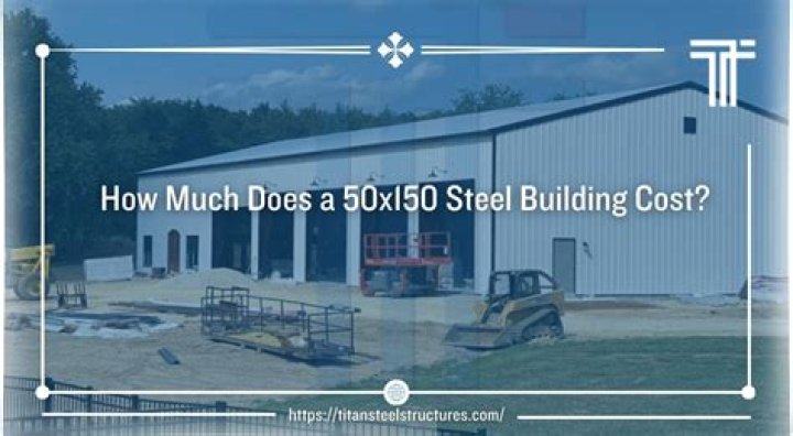 How much does a 50×100 steel building cost?
