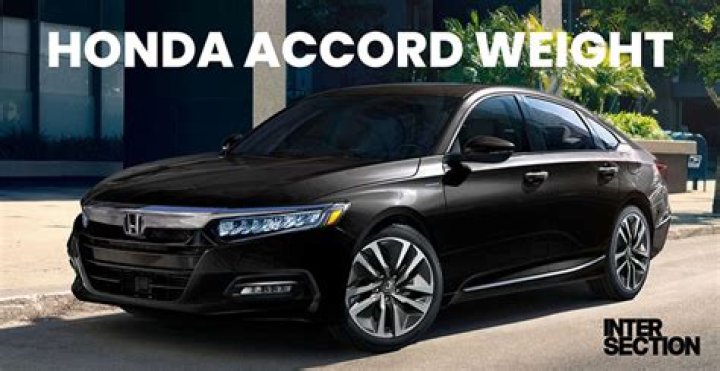 How much does a Honda Accord weight 2006?
