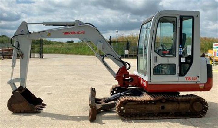 How much does a Takeuchi TB145 weight?