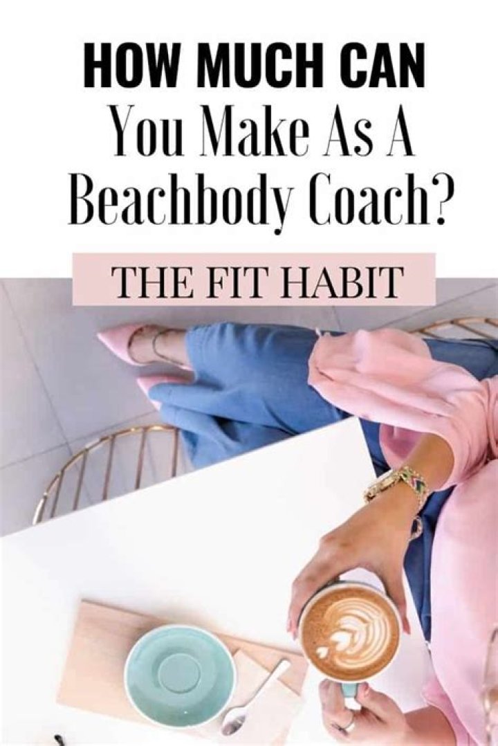 How much does the average Beachbody coach make?