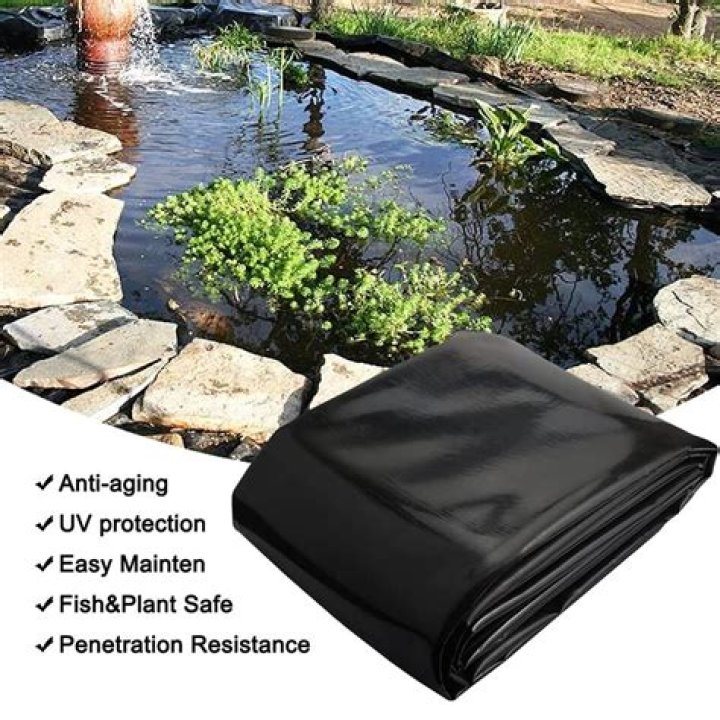 How thick is a 45 mil pond liner?