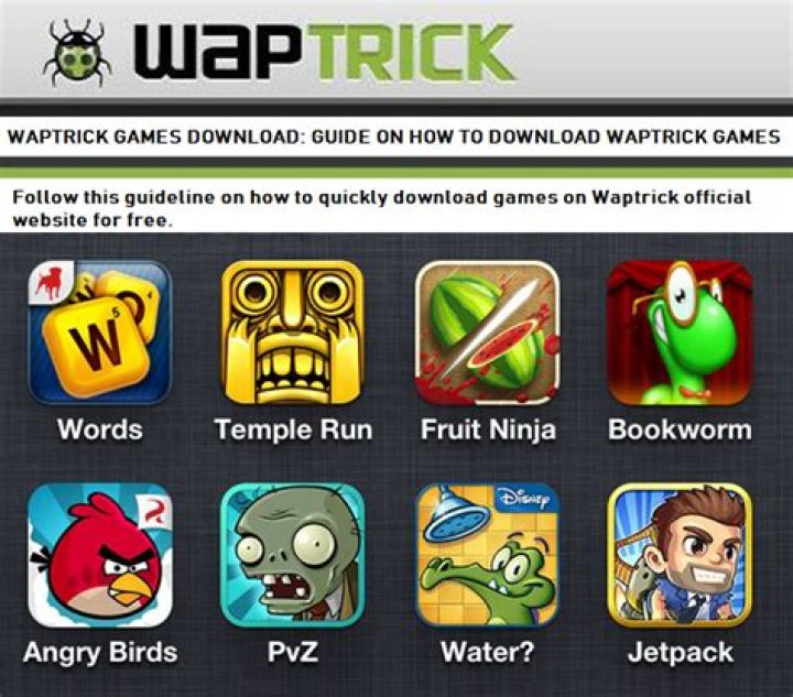 How to download waptrick games for free?
