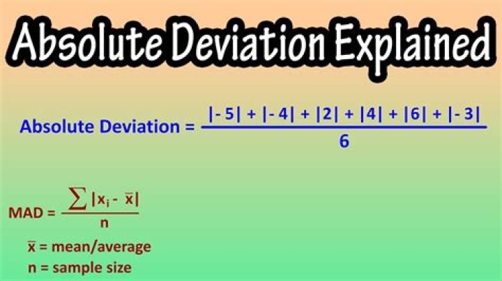 How would you use the mean absolute deviation in your forecasts?