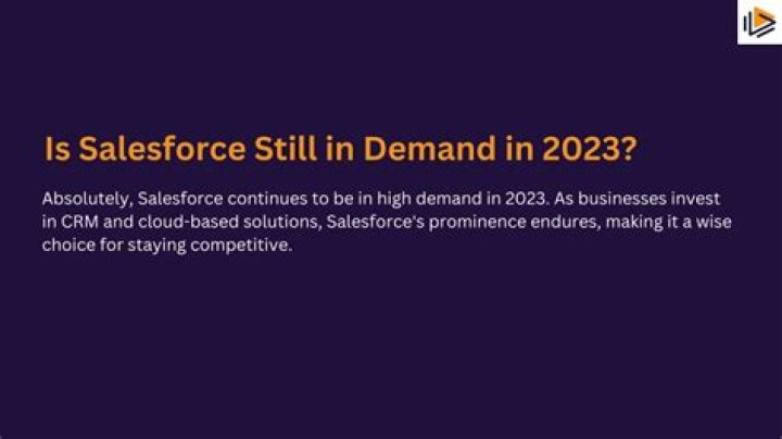 Is Salesforce still in demand 2021?