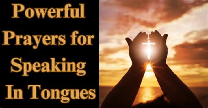 Is speaking in tongues a prayer language?
