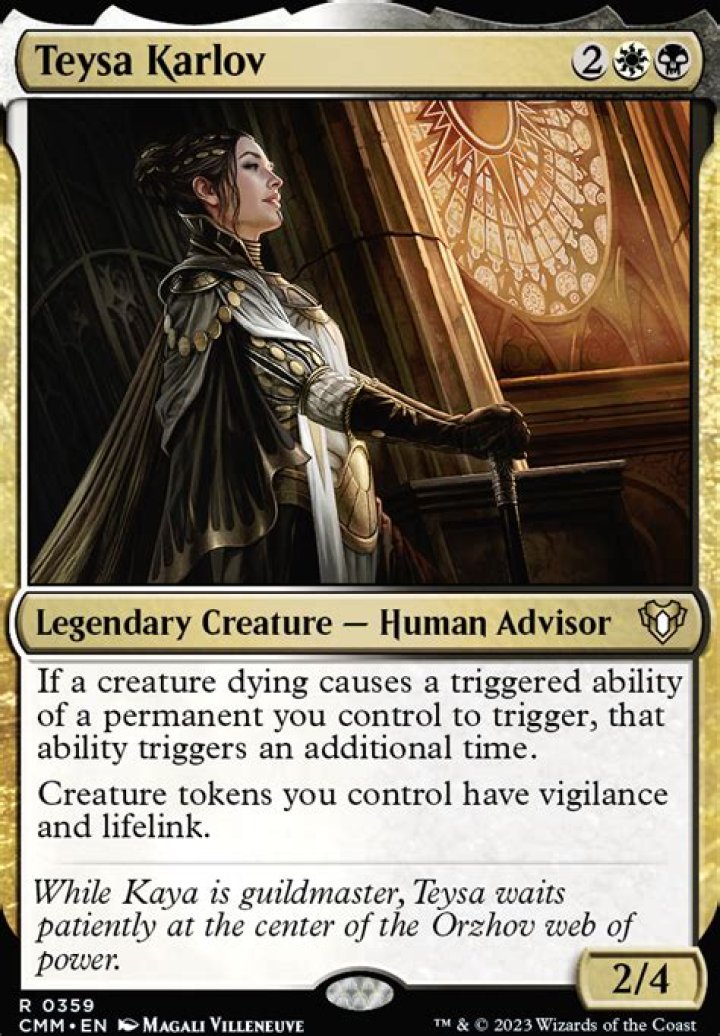 Is Teysa Karlov a good commander?