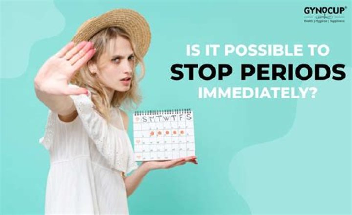Is there a way to permanently stop periods?