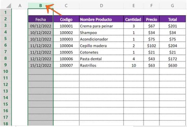 Que debe suceder en caso de error en Excel?