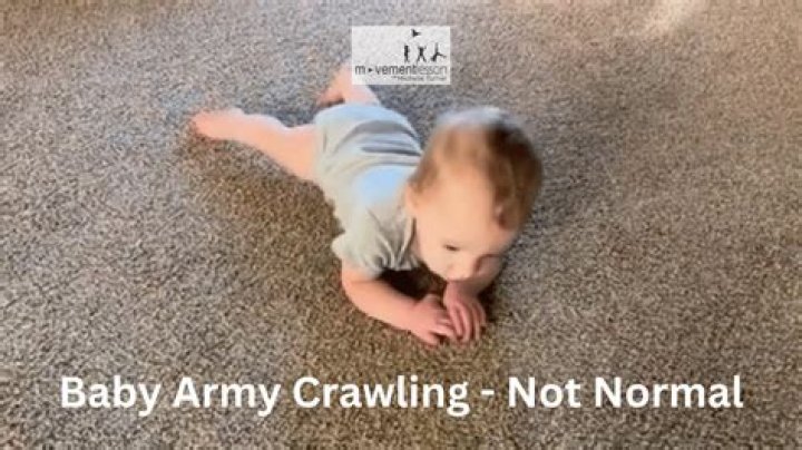Should a parent be concerned if their 10 month old is not crawling?
