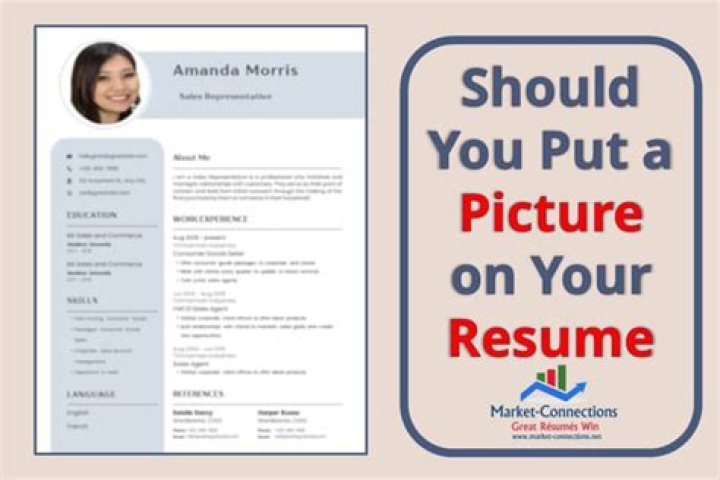 Should you put your picture on resume?