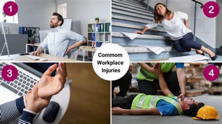 What are 3 types of workplace injuries?