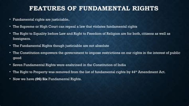 What are fundamental rights in the United States?