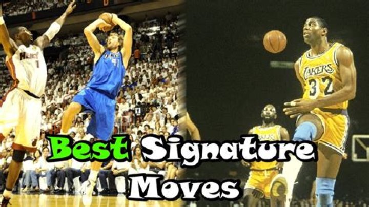 What are signature moves in basketball?