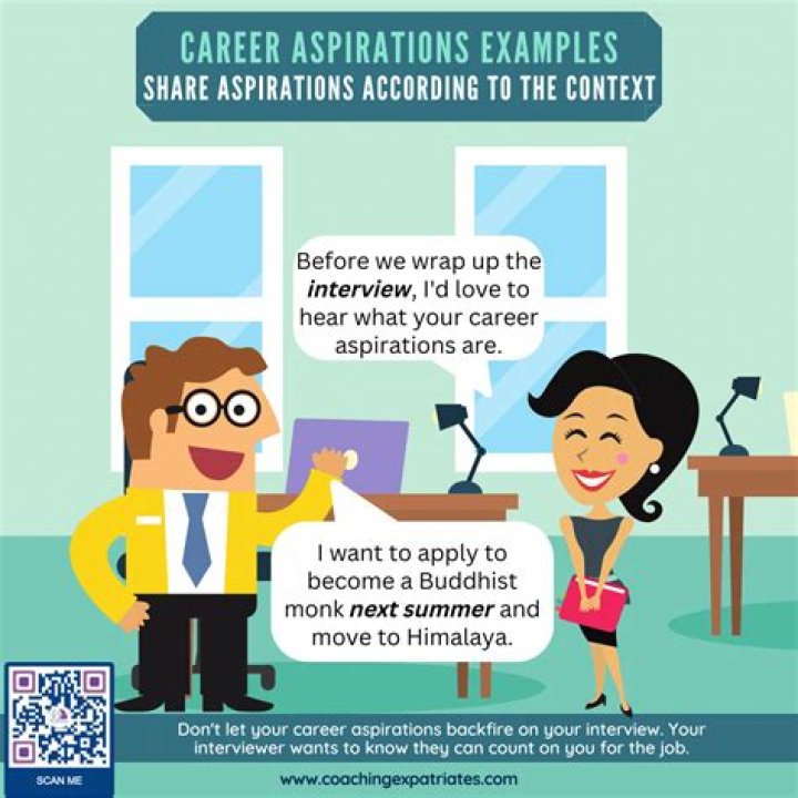 What are some examples of career aspirations?