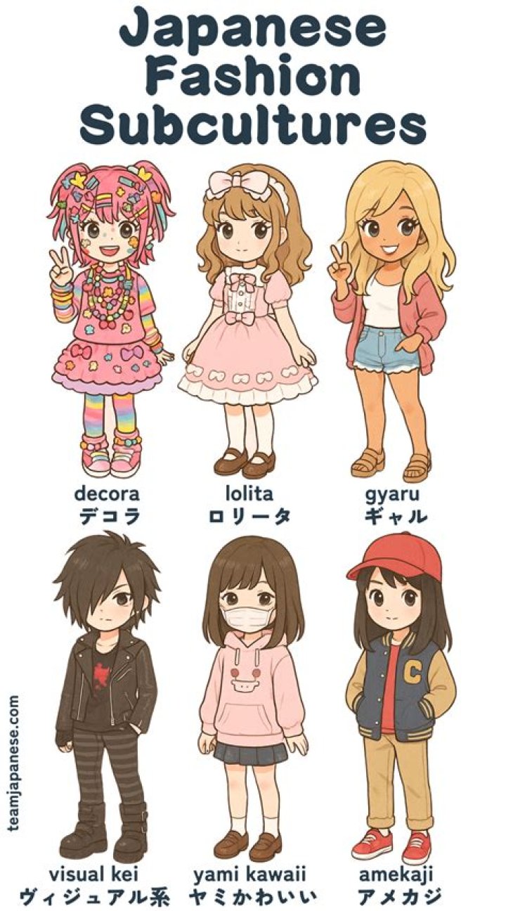 What are some Japanese fashion styles?