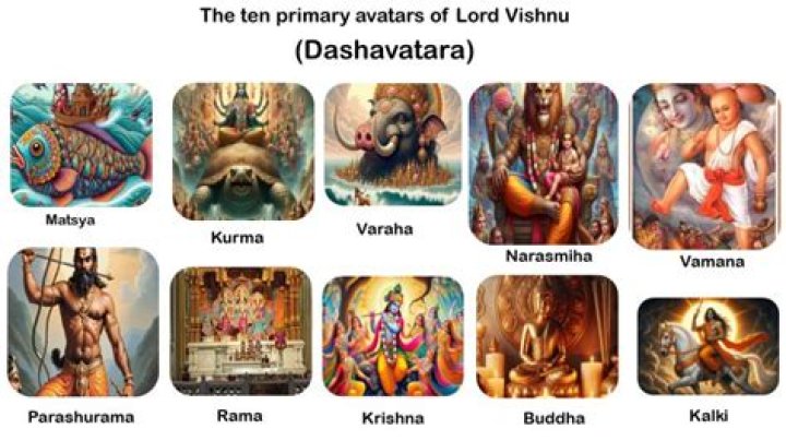 What are the 10 avatars of Krishna?