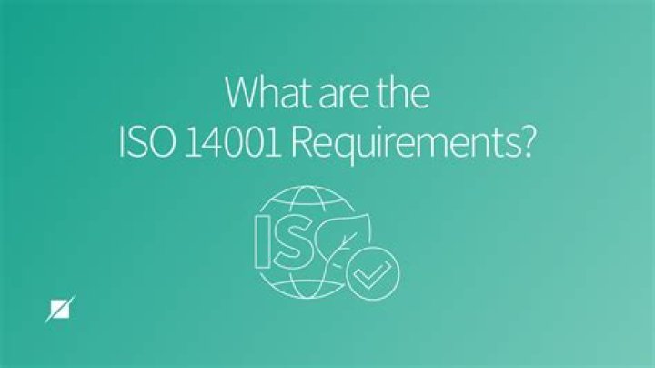 What are the ISO 14001 requirements?