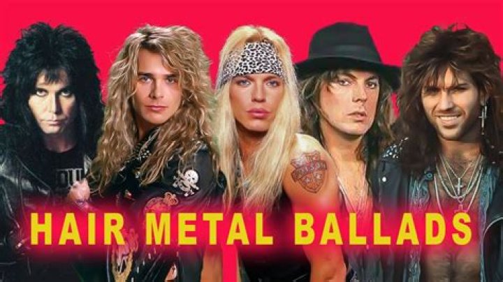 What are the top 20 hair metal ballads of the 80s?