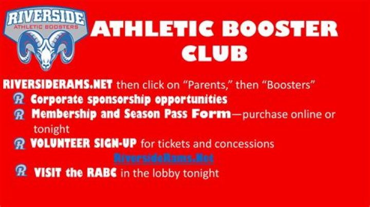 What can athletic booster clubs pay for?