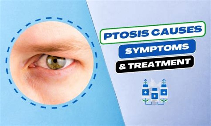 What causes ptosis after trauma?