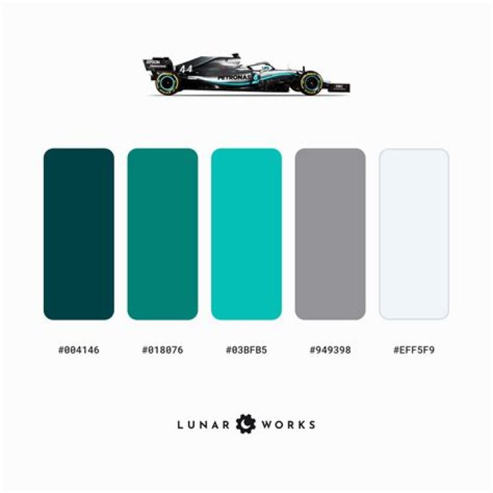 What Colour is the Petronas logo?