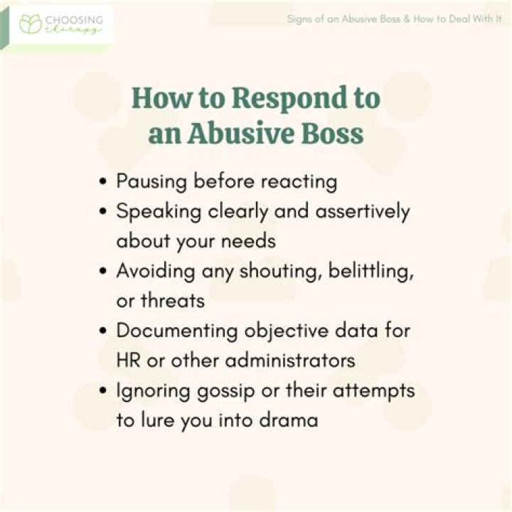 What constitutes an abusive boss?