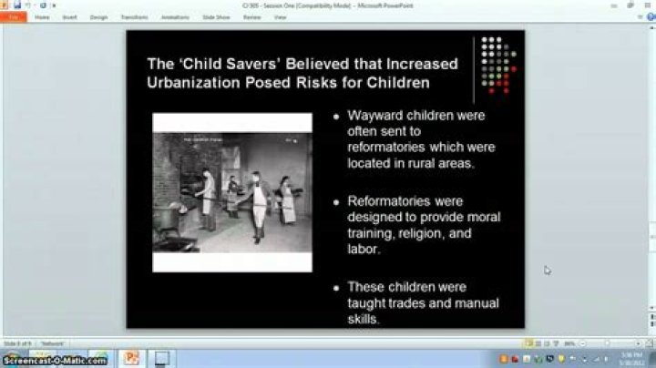 What did child savers do?