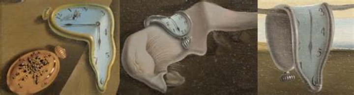 What do Dali melting clocks symbolize?