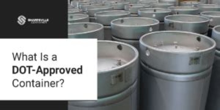 What is a DOT-approved container?