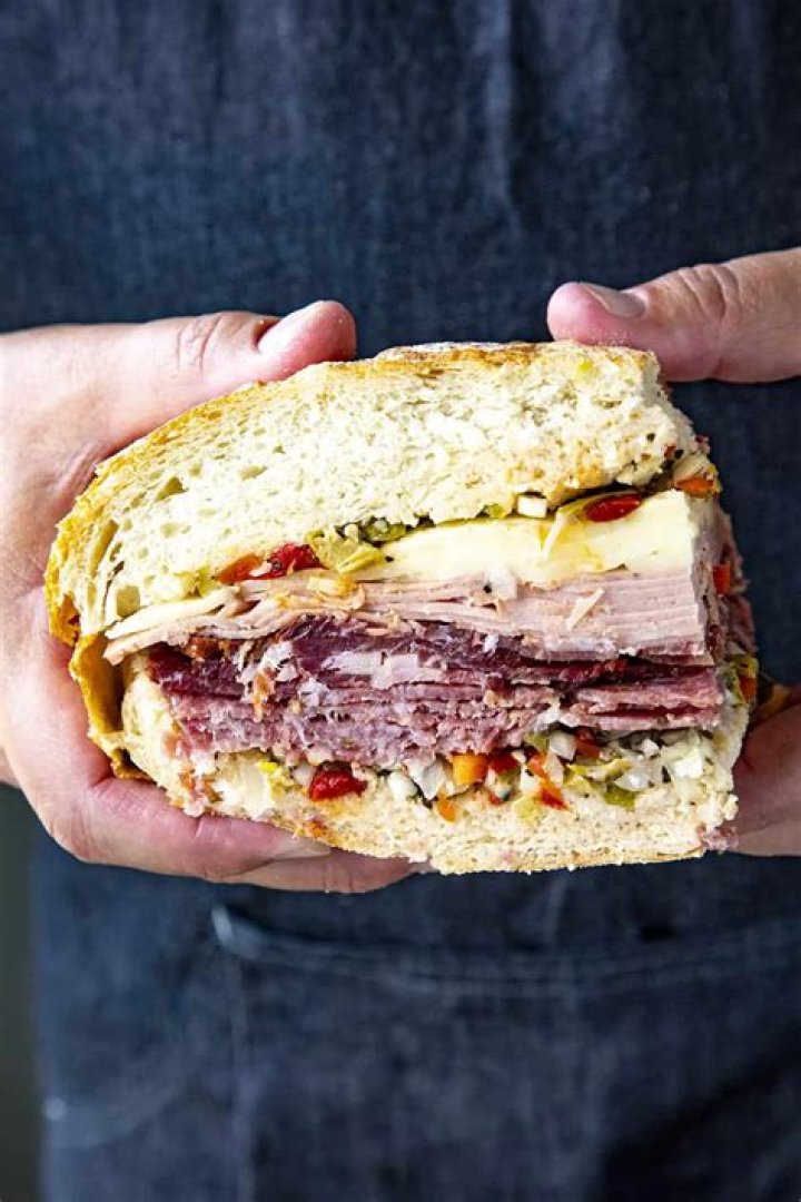 What is a muffaletta sandwich from New Orleans?