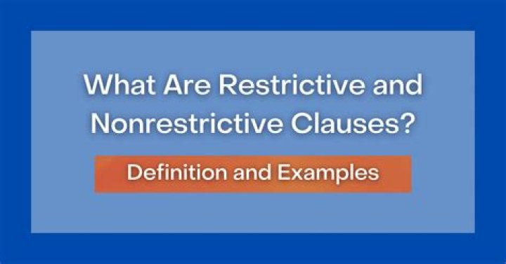 What is a nonrestrictive phrase example?