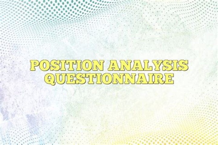 What is a position information questionnaire?