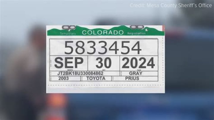 What is Colorado license plate toll?