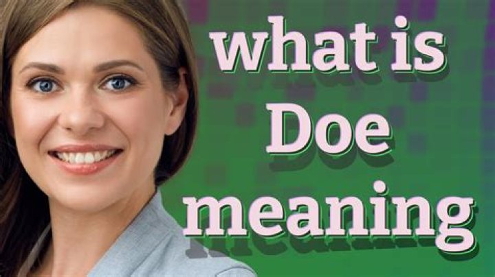 What is DOE short for?