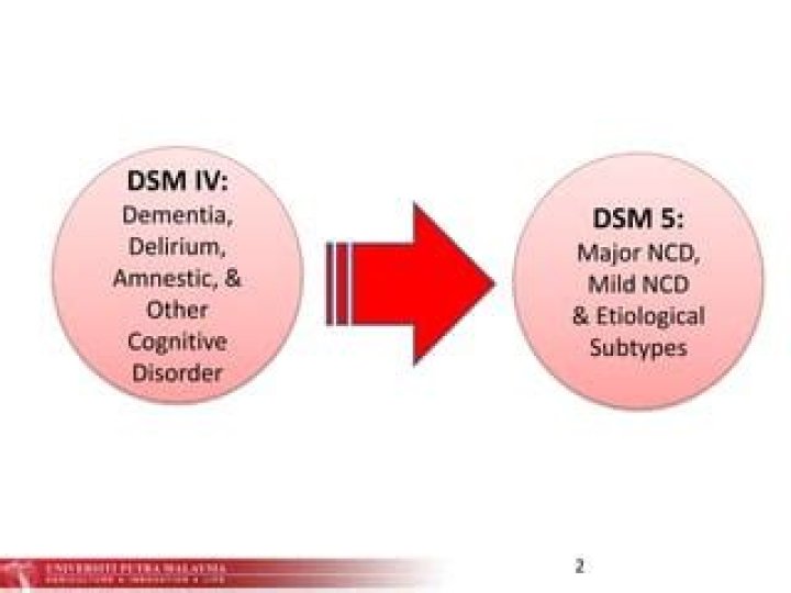 What is DSM IV dementia?