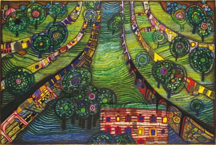 What is Friedrich Hundertwasser famous for?