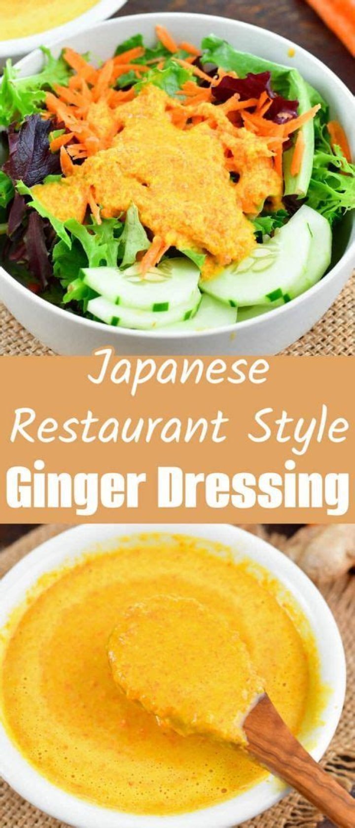What is Japanese ginger dressing made of?
