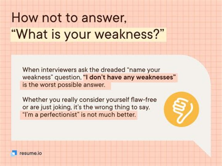 What is my weakness best answer?