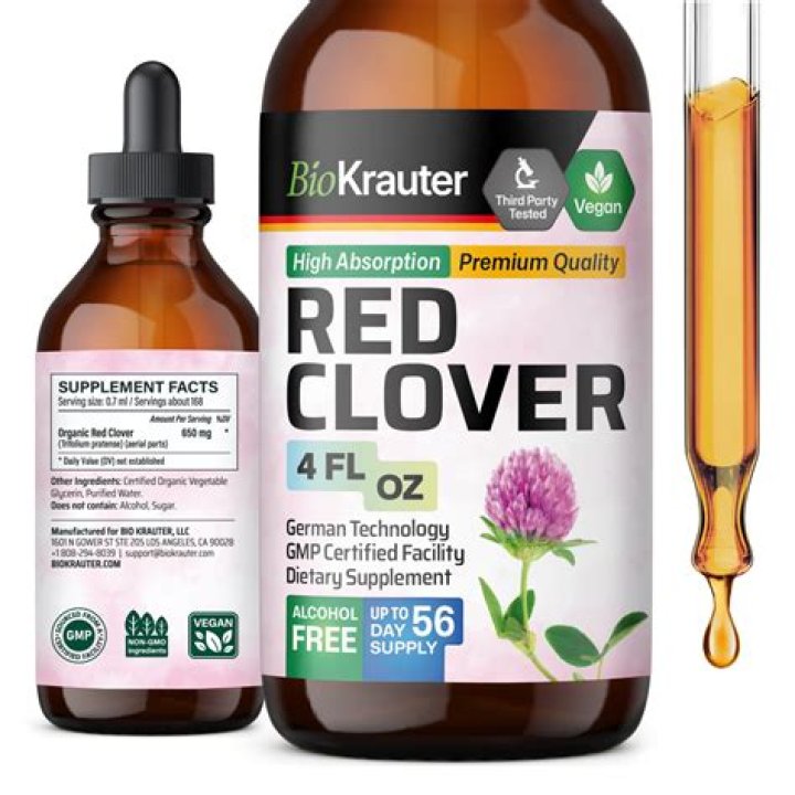 What is red clover tincture good for?