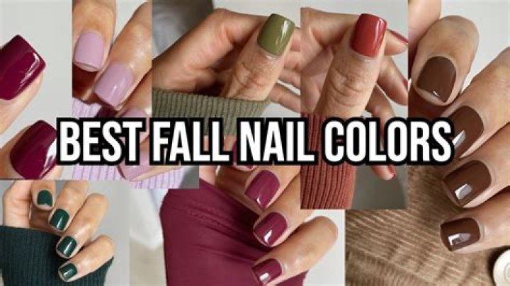 What is the best nail color for fall?
