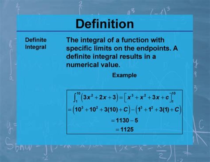 What is the definite integral of an odd function?