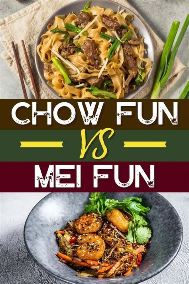 What is the difference between chow mein lo mein and mei fun?