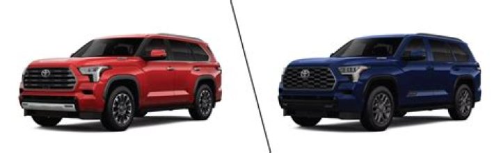What is the difference between Toyota Sequoia Limited and Platinum?