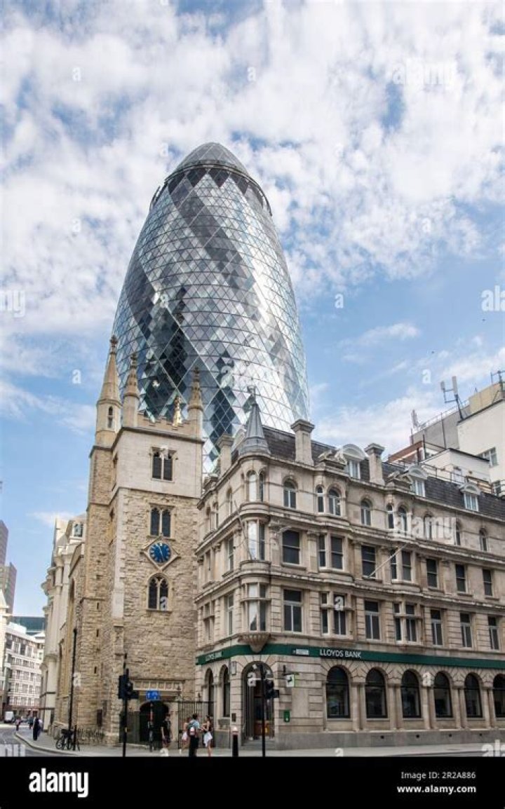 What is the funny shaped building in London?