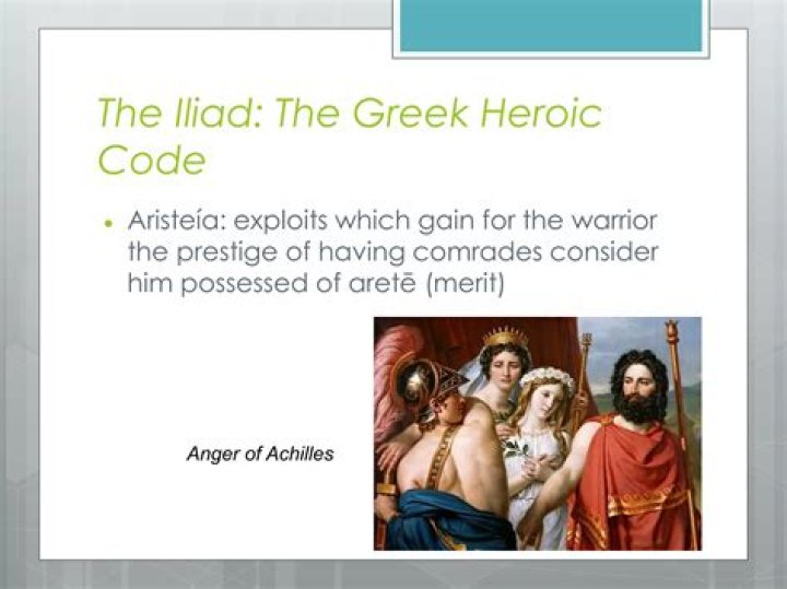 What is the Greek heroic code?