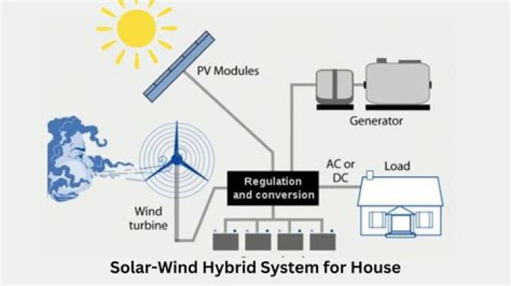 What is the location of solar wind hybrid power system?